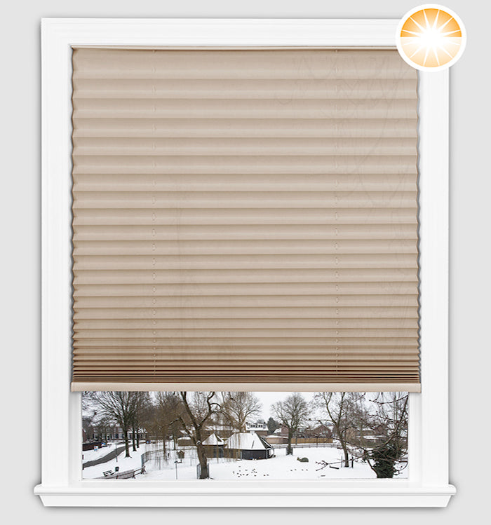 Easy Lift Cordless Cellular Light Filtering Shade Natural No Tools