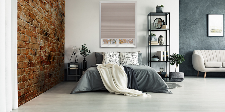 Natural Window Shade Bedroom