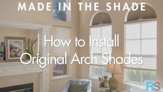 Redi Shade Original Arch Shade installation guide with trimming template