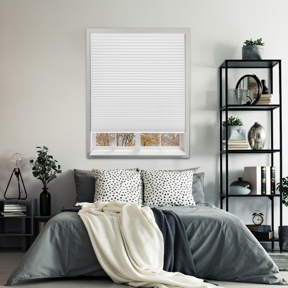 Pleated Light Blocking Shades | No Tools Installation – Redi Shade