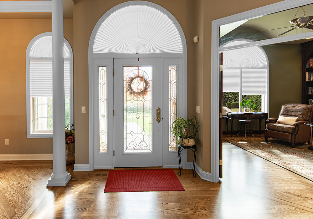 Redi Shade Light Filtering Entry Arch White Shade