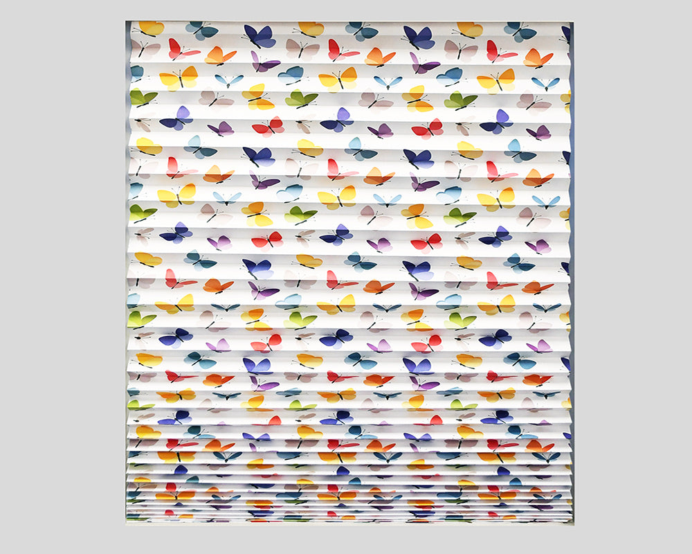 Butterfly Window Shadow Original Printed Window Shade – Butterflies | No Tools Installation ...