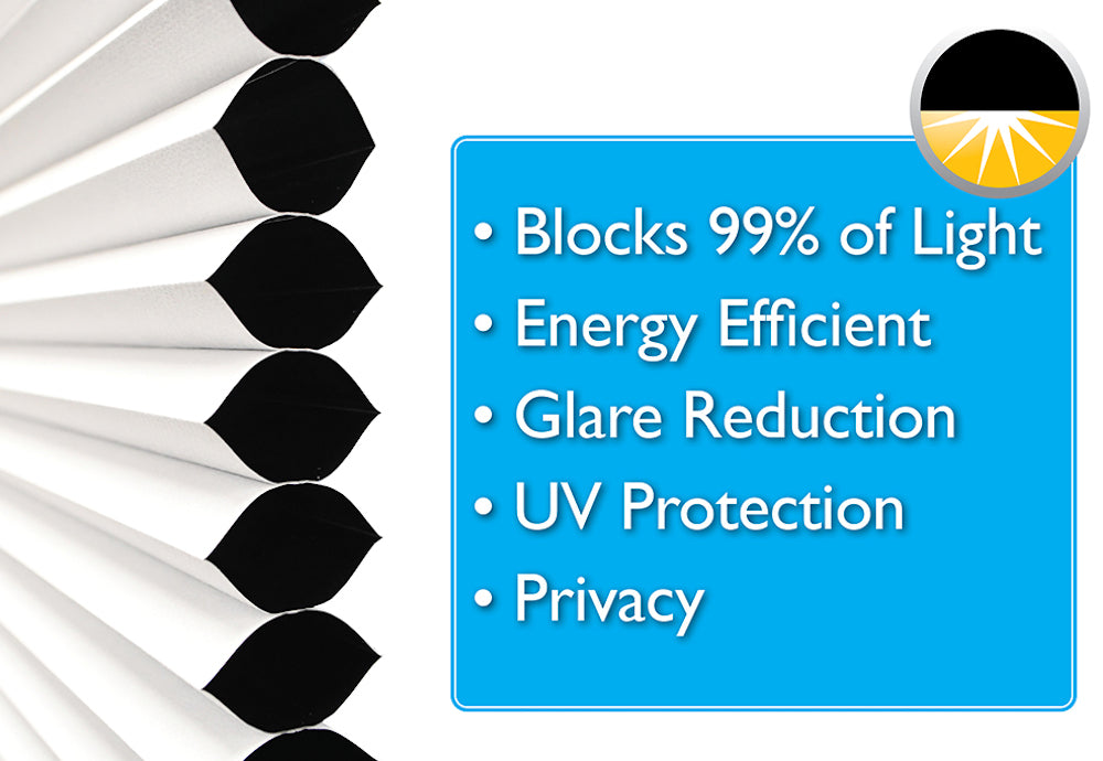 redi shade blocks 99% of light, energy efficient, glare reduction, UV Protection, and privacy