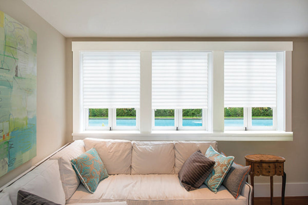 Redi Shade Light Filtering White Living Room Shade