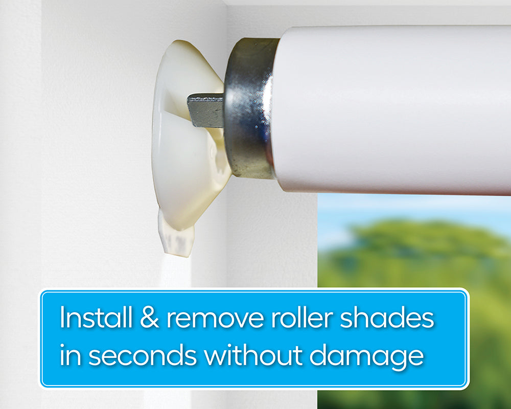 Install and Remove Roller Shades Without Damage