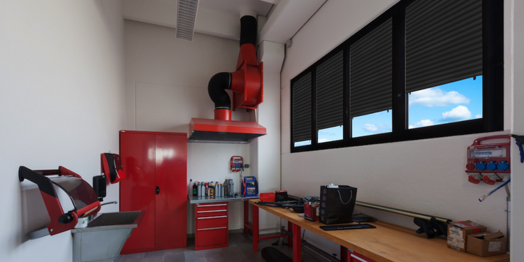 Black Window Shades Remodels Garage 